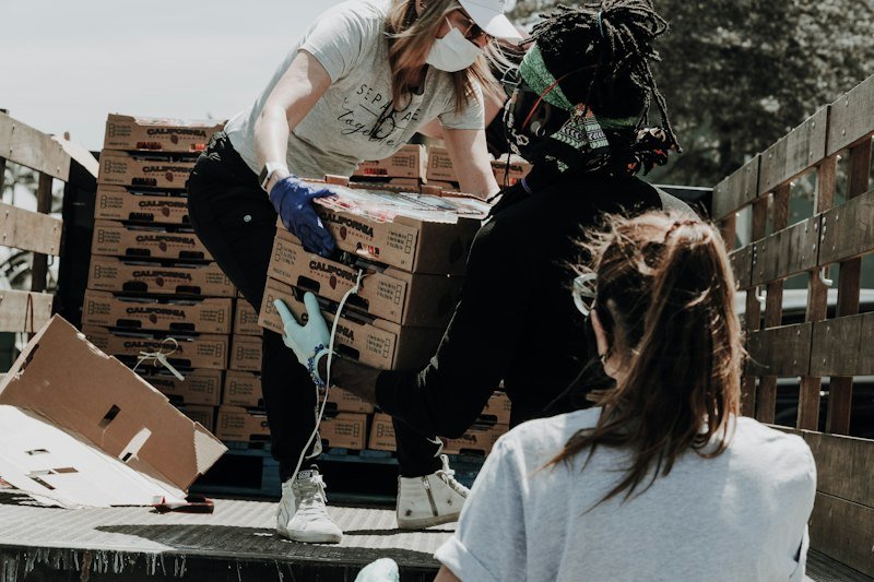 Distribution of essential relief supplies and rations to rural families